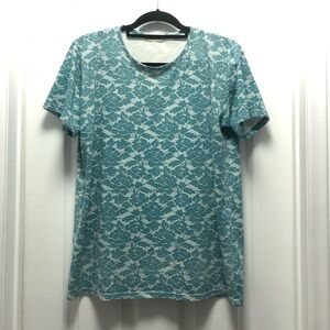 Floral Lace Short Sleeve Top